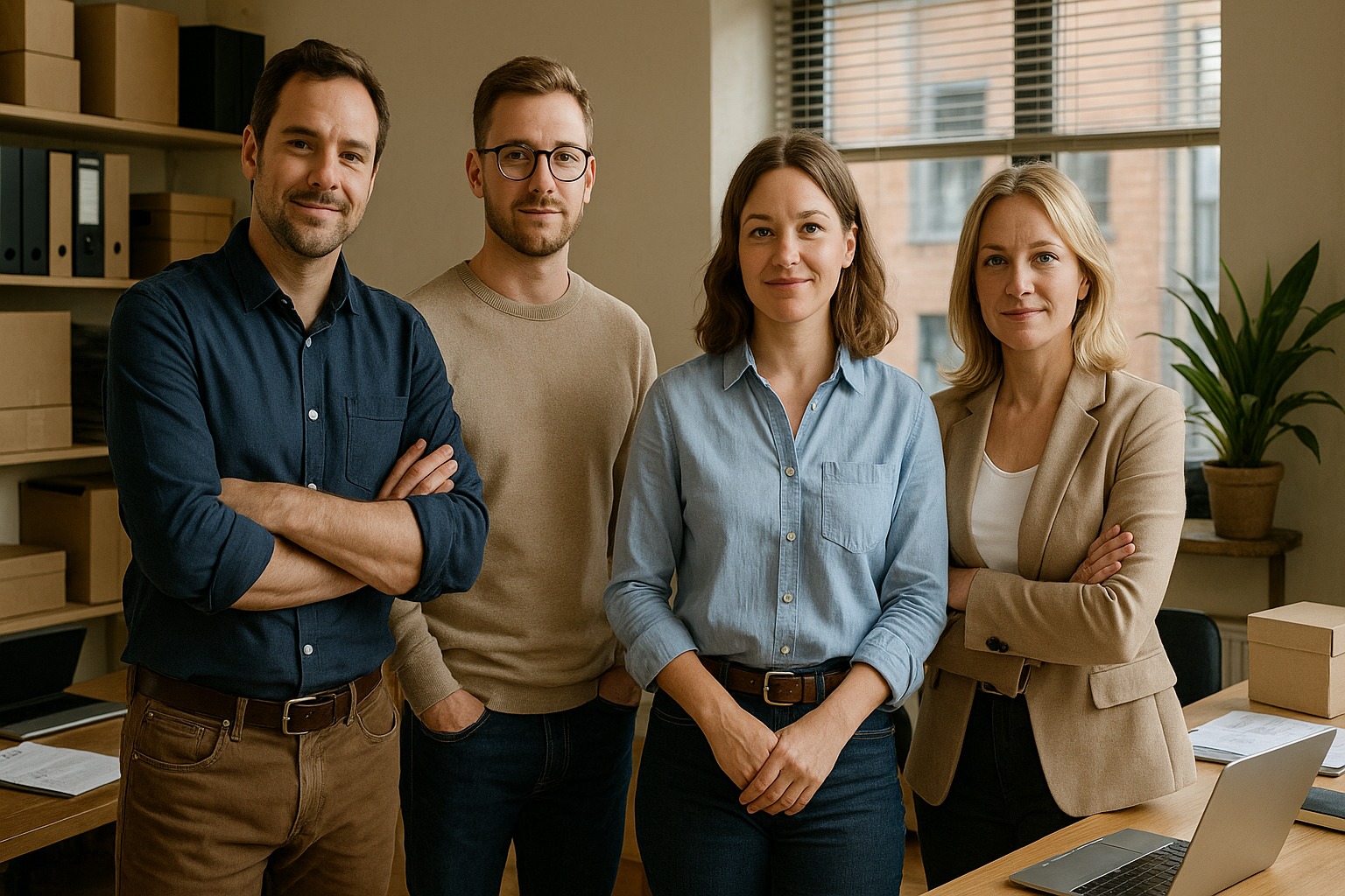 Мужчина и женщины бизнесмены за столом переговоров обсуждают проекты и стратегические решения в онлайн доске dotspace